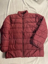 The Children's Place Boys/Youth XXL 16 Maroon Burgundy Puffer Jacket