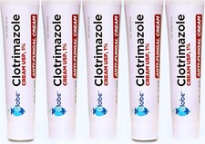 5 Pack Anti-Fungal Cream Cure Athletes Foot, Jock Itch,Compare to Lotrimin AF 1