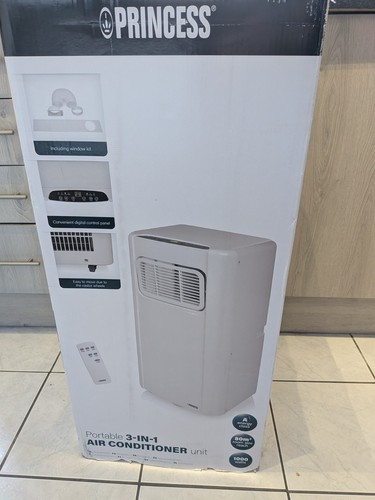 Princess Portable Air Conditioner 3 In 1, 9000 BTU, 1000 Watts