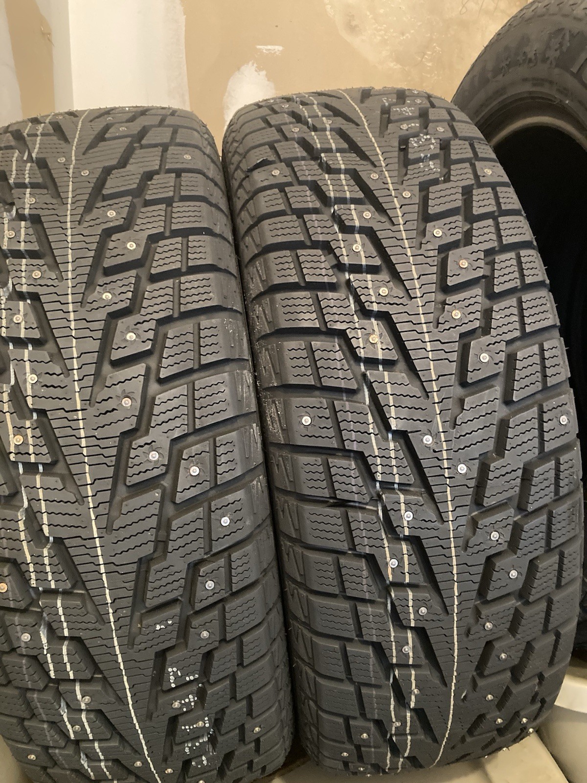 Brand New Studded Snow Tires 4