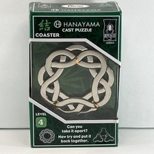 Hanayama Level 4 Coaster Cast Puzzle Brand New In Box 4 On A Scale Of 1 To 6