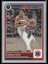 2023-24 HOOPS PREMIUM STOCK SILVER PRIZM JORDAN POOLE WASHINGTON WIZARDS #277