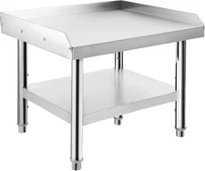ExploreHorizon Stainless Steel 24x28x24" Equipment Grill Stand Table 1000 Lbs