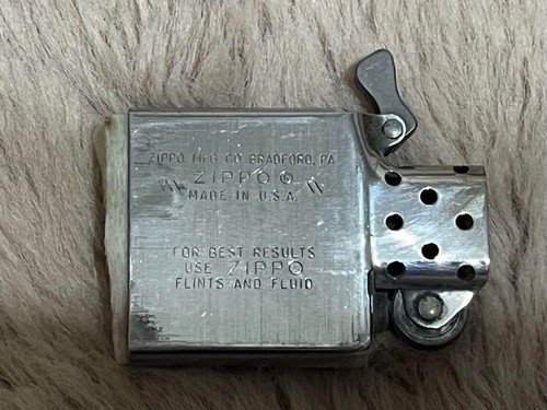 Rare Vintage Vietnam Zippo Feuerzeug 1968-69 Nude Girl Gravur Original - Bild 4 von 7