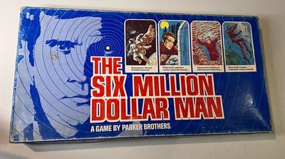 Six Million Dollar Man board game Complete 1975 Vintage Based on the TV show