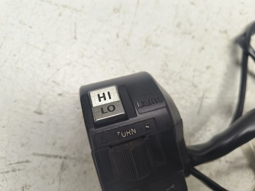 1983 Honda Magna V65 VF1100C OEM Left Bar Control Horn Turn Light Switch Button - Picture 4 of 11