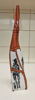 Vintage Porzellan Flasche SUREDA handbemalt Spanien 