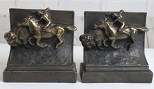 The Buffalo Hunt Bookends