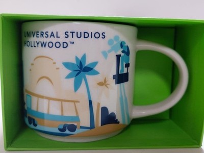 Universal Studios Hollywood Starbucks Kaffeebecher 14oz 414ml You Are Here Neu
