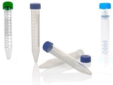 Conical centrifuge tube (100 pcs) size: 15ml sterile graduate leakproof cap