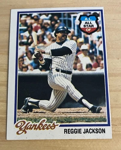 1978 Topps Baseball Reggie Jackson MLB HOF # 200 New York Yankees Oakland A’s NM