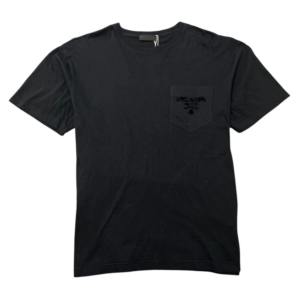 Prada Men's Pocket Logo T-Shirt Black L