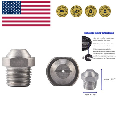 #ad Pressure Washer Surface Cleaner Nozzle Replacement Thread Nozzle 25 Degree... $22.38