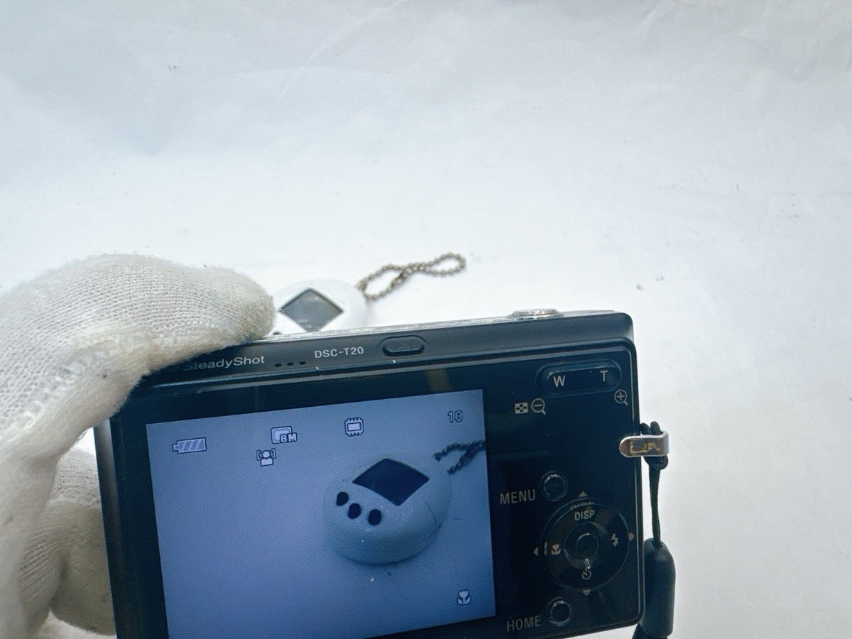 SONY Cyber-shot DSC-T20 黒 本体と付属品 Sony Cyber-Shot DSC-T20 Digital Camera 8.1MP Black Carl Zeiss 3x