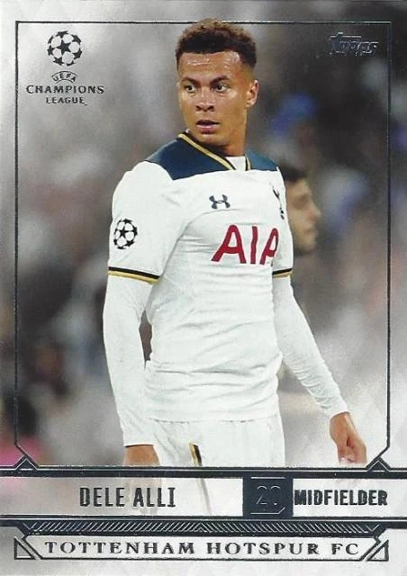 Tottenham Hotspur Soccer 2016-17 Season Sports Trading Cards