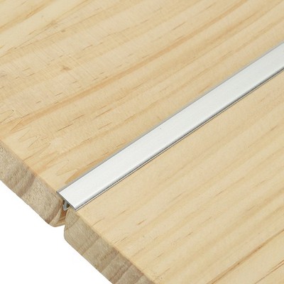 3Pcs T-Profil Übergangsleisten für T-Molding, 2,95 ft x 0,31 Zoll, Matt Silber