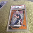 Drake Maye 2024 Panini Prizm Orange Disco Prizm Rookie RC #329 PSA 10