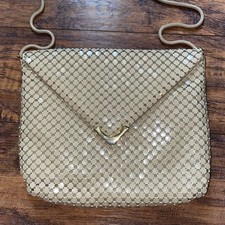 Vintage La Regale Beige Beaded Evening Bag Women's Flap-up Handbag
