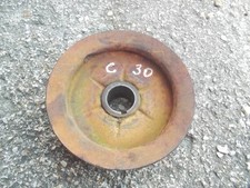 Cockshutt 30 Cs Tractor Original Engine Motor Front Crankshaft Belt Drive Pulley