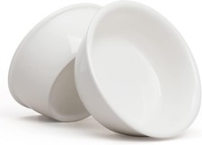 2PCS Ceramics Pet Bowl Set, Microwave Heating Food Bowls, Cat  Dog Food and ...