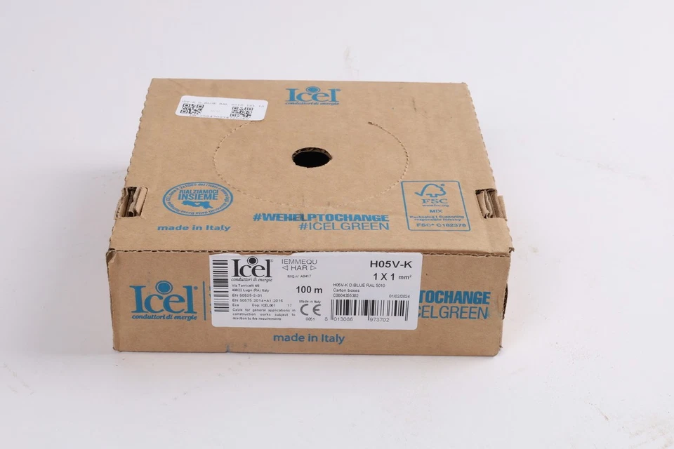 NEW ICEL  H05V-K D.BLUE RAL 5010 1X1 100M  [24 MONTHS WARRANTY] - Image 3 of 3