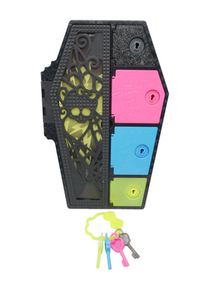 Monster High Sarg - Skulltimate Secrets 2022 Schließfächer *alle Schlüssel