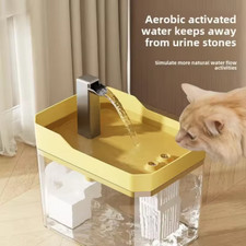 1.5L Cat Water Fountain Auto Filter Pet Drinking Dispenser with Pump Quiet