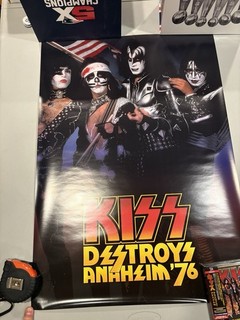 KISS Destroys Anaheim '76 poster Japan Exclusive