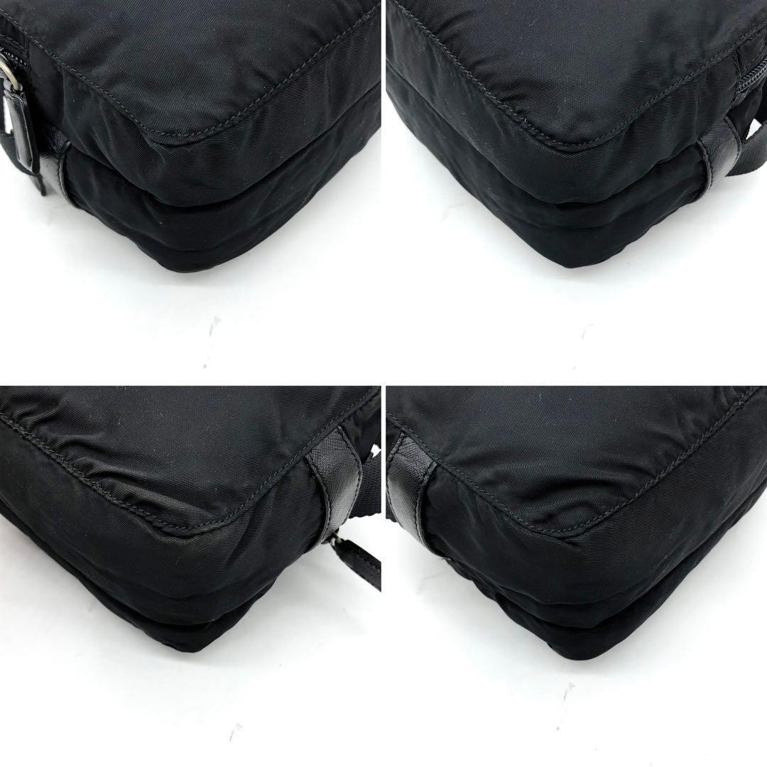 Rare and  Prada Shoulder Bag Mini Double Zip Triangle Logo Nylon thumbnail 7
