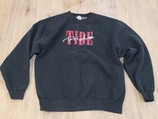 Vintage 90s Tide Prude Black Thick Large Sweatshirt Supercotton Made in USA