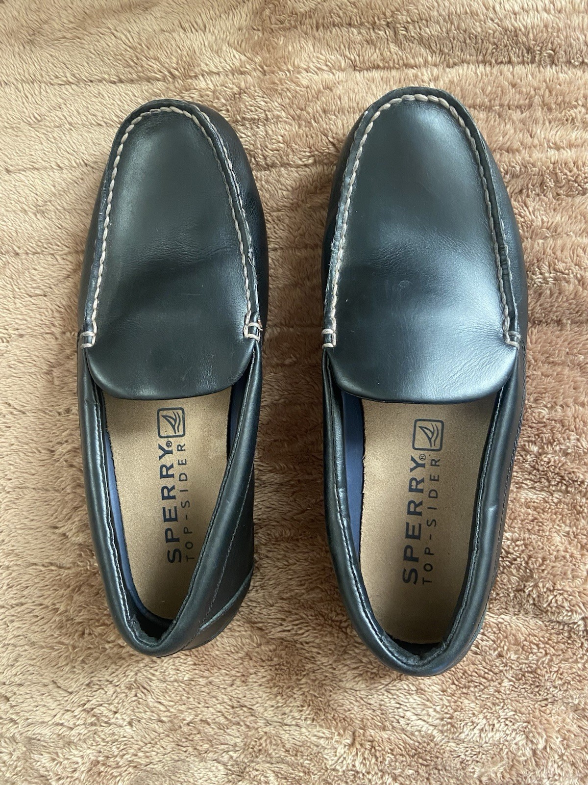 Sperry Top-Sider Black Leather Loafer Men’s Size 10.5