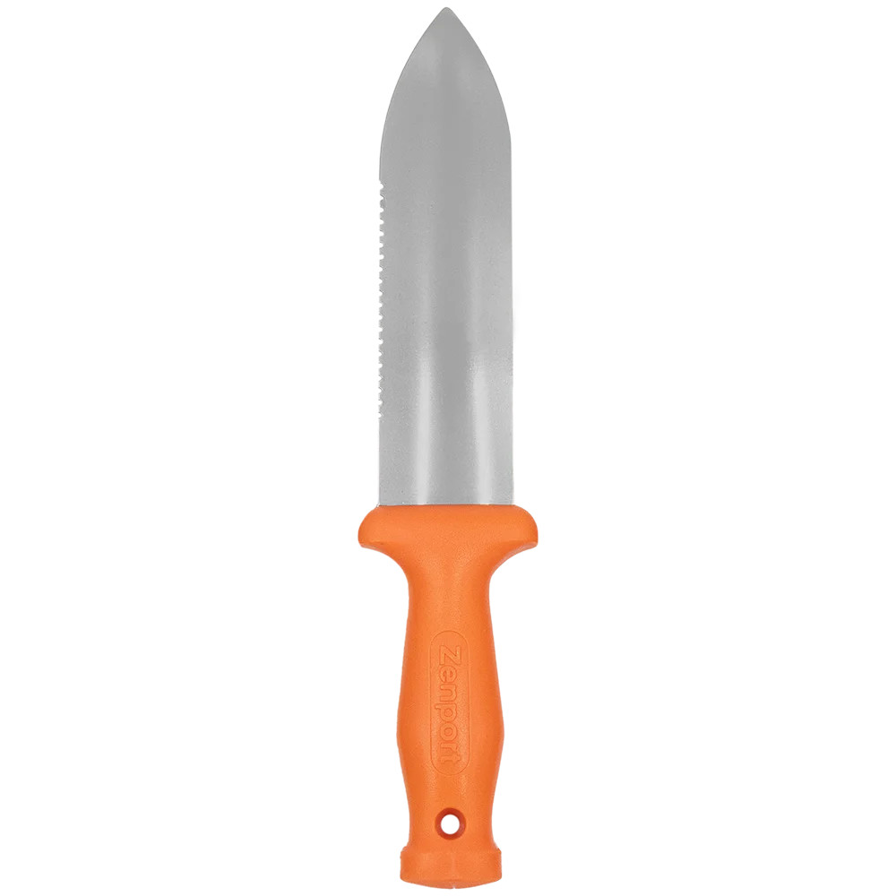 Zenport K245 ZenBori Soil Knife, Serrated 6 Inch Stainless Steel Blade - 1 Pack
