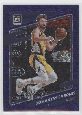 2021 Panini Donruss Optic Fast Break Purple Prizm 21/95 Domantas Sabonis #94 hs9