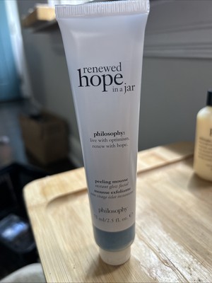 philosophy renewed hope in a jar/ Tube Peeling mousse.1/5 Oz