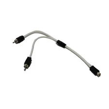 "Y" RCA Adaptor 1 Female / 2 Male Marine Tinned OFC With Noise Reduction DS18