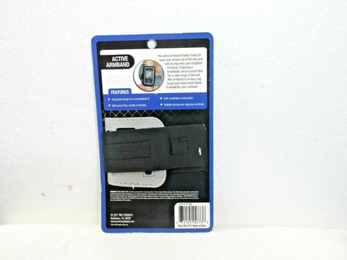 Pro Strength Soft Active Armband- Adjustable Band & Spare Key Storage- Brand New - 第 2/2 張圖片