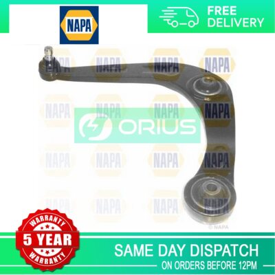 Fits Peugeot 206 1998- Track Control Arm Front Left NAPA 3528W8
