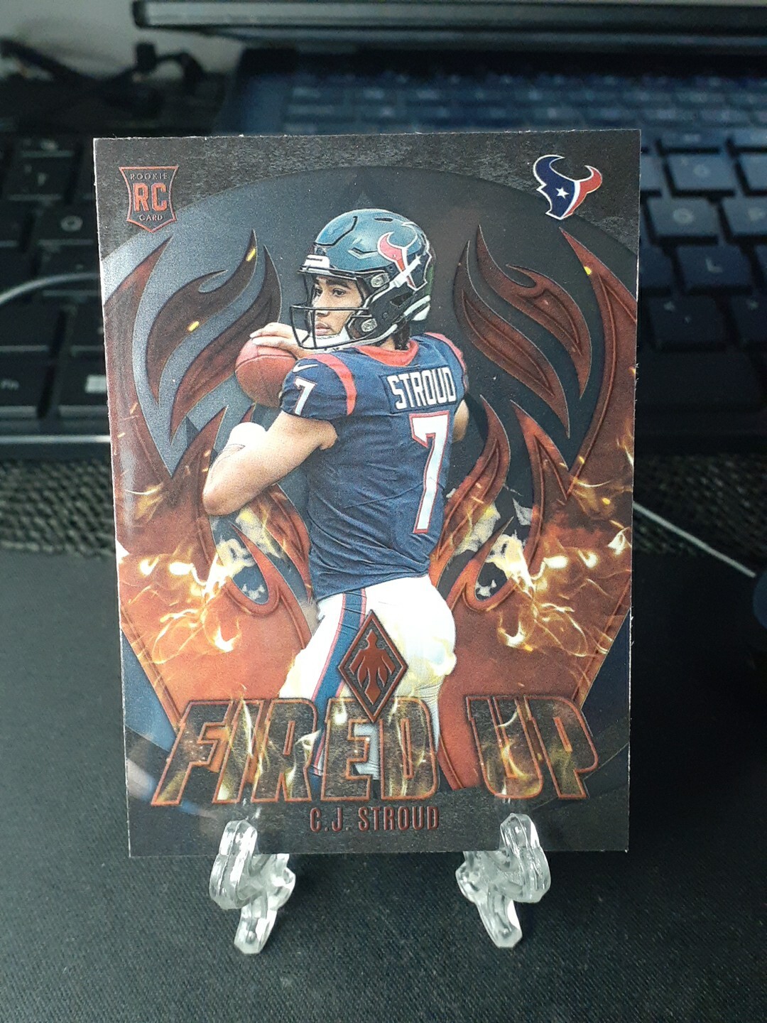 2023 Panini Phoenix - CJ Stroud RC Silver Fired Up #FU-2 - Houston Texans