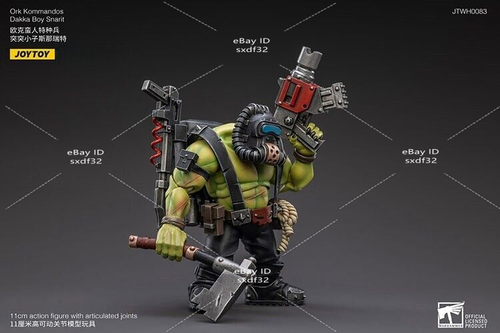 1:18 JoyToy JT2955 Action Figure Model Ork Kommandos Dakka Boy Snarit Soldier - Picture 4 of 9
