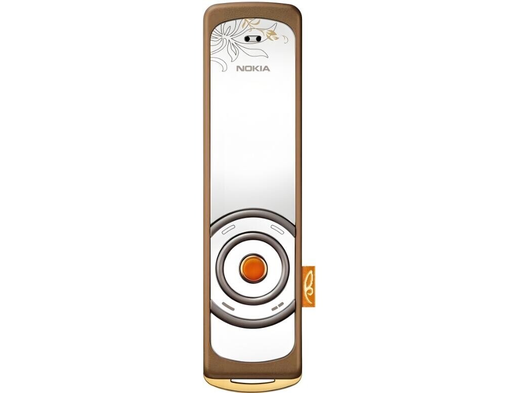 NOKIA 7380 携帯電話 Nokia 7380 Unlocked CAMERA Bluetooth Radio Original LIPSTICK