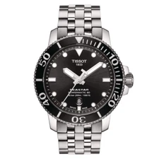 Tissot Seastar 1000 Powermatic 80 43 MM SS Black Dial Watch T120.407.11.051.00