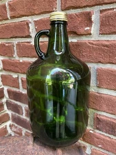 Wine Bottle Vineyard Wedding Rustic Green Flower Vase Home Decor Gallon Size
