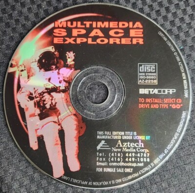 Multimedia Space Explorer 1995 PC *BUY 2 GET 1 FREE* CD-ROM