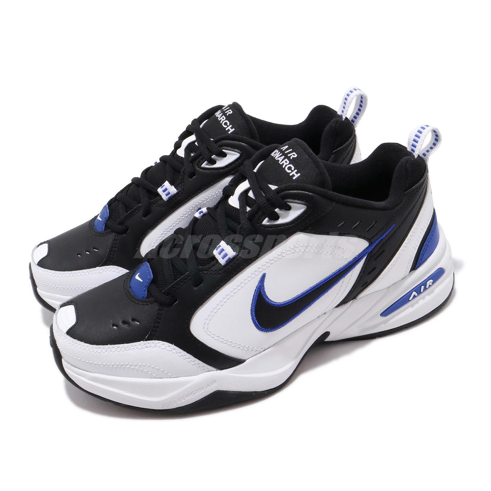 Nike Air Monarch IV 4 White Black Blue 