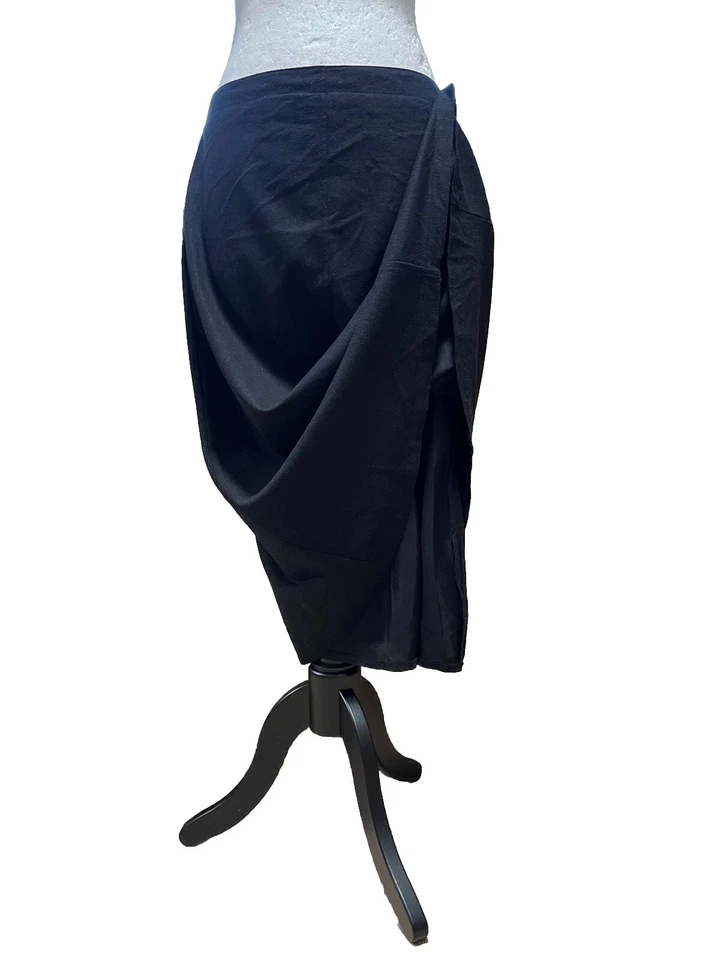 Gap Woolen Women Skater  Skirt W31 L 29 Size 8 (Vintage) - Image 2 of 4