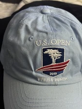 U.S. OPEN PEBBLE BEACH 2019 Light Blue VERY GOOD CONDITION USGA MEMBER ON BACK