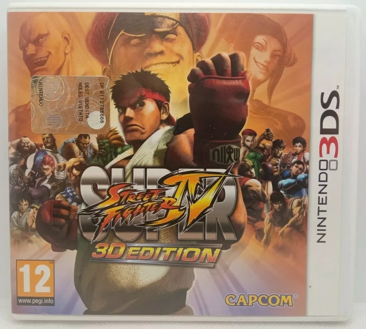 Super Street Fighter 4 IV 3D Edition Nintendo 3DS Jeu Vidéo Italien