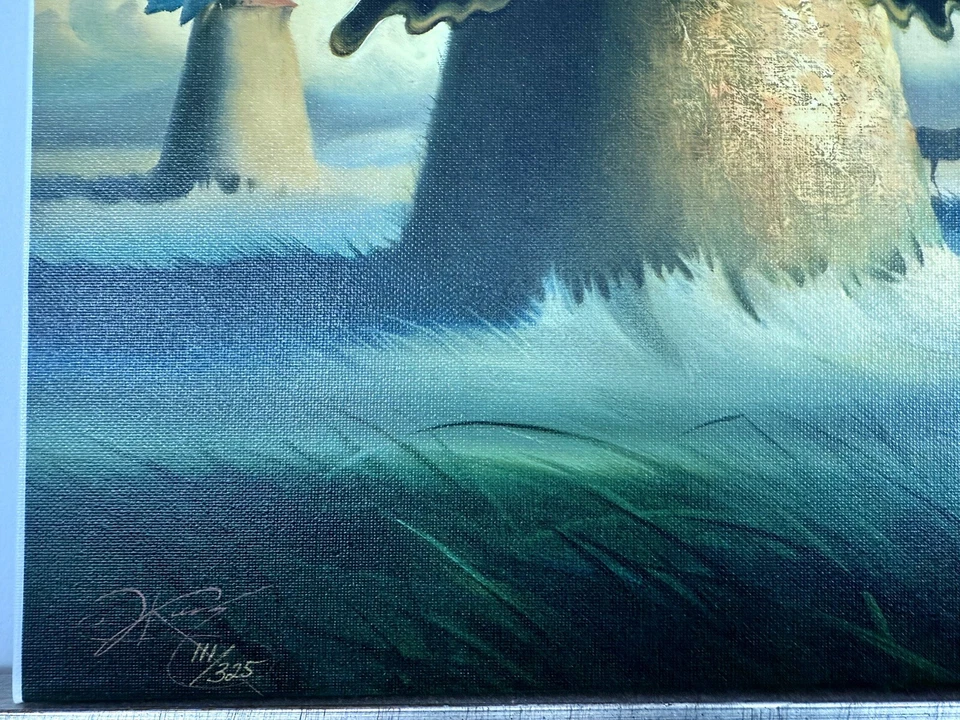 Giclee Lienzo Firmado VLADIMIR KUSH "FAUNA EN LA MANCHA" 111/325 *COMO NUEVO/NUEVO* + CERTIFICADO DE AUTENTICIDAD Foto 2 de 4