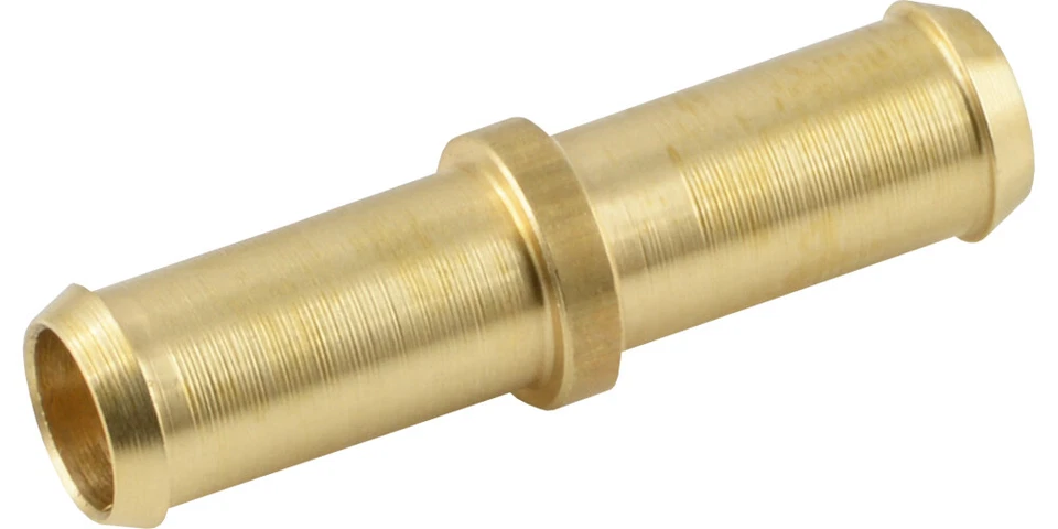 FITTINGTEILE Mini Gerade Steckverbinder für PUR-, PUN- und PA Schlauchverbinder Messing
