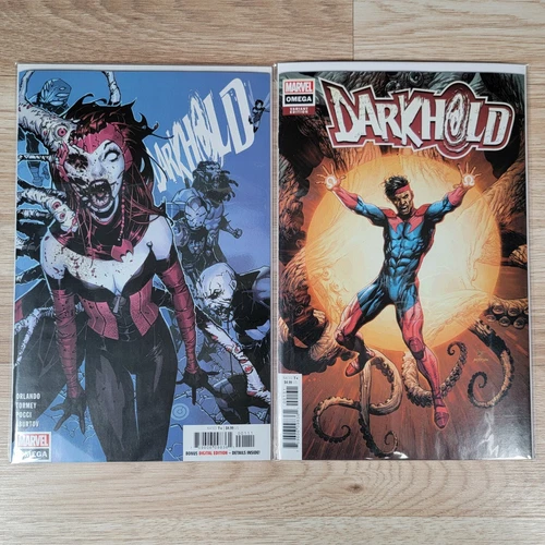 Darkhold Omega #1 Cover A C Marvel Comics 2021 Lot of 2 Variants - NM